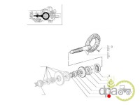 CUZINET GRUP CONIC SPATE Case IH